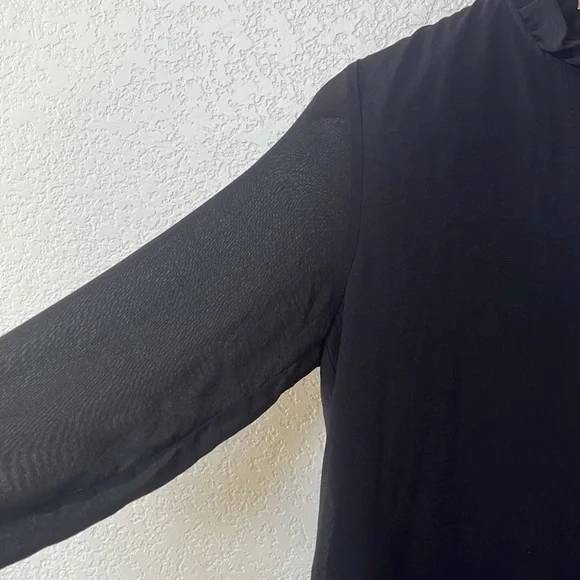 NWT H and M Black Mini Long Sleeve Dress size 8 - Picture 6 of 9